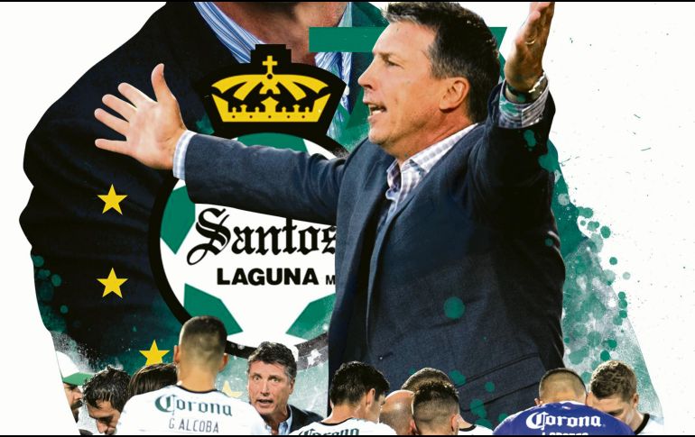 El uruguayo tomó las riendas del primer equipo de Santos Laguna un domingo 1 de octubre de 2017. EL INFORMADOR/J. López