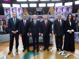 El debate también fue sintonizado en redes sociales como YouTube, Twitter y Facebook por alrededor de 3.9 millones de personas. INE / ARCHIVO