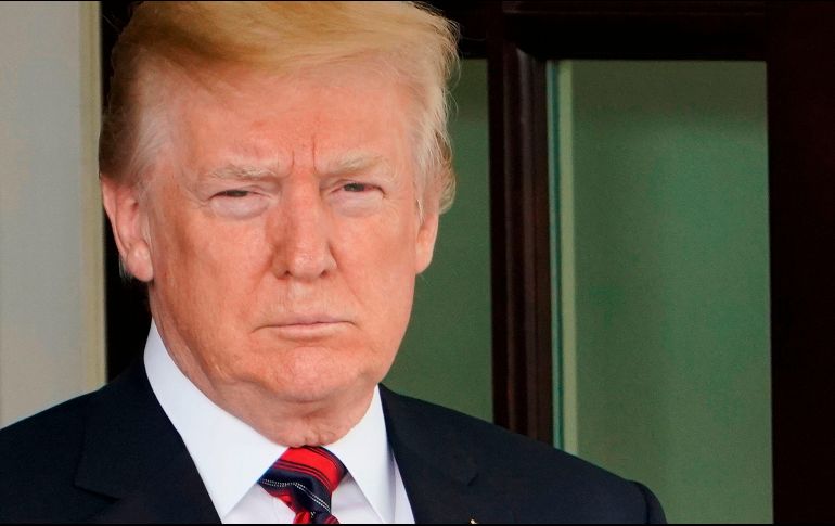 Trump recibió hoy en la Casa Blanca la visita del presidente surcoreano, Moon Jae-In. AFP / M. Ngan