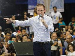 Anaya también mencionó tener la intención de reunirse con Margarita Zavala aunque aún no hay una fecha señalada. NTX / J. Lira