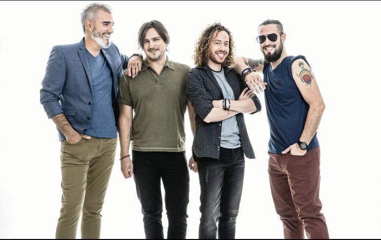 Banda. De izquierda a derecha: Carlos Borghetti, Rodrigo Ferreiro, Enrique Zayas y Sebastian Gulino. ESPECIAL