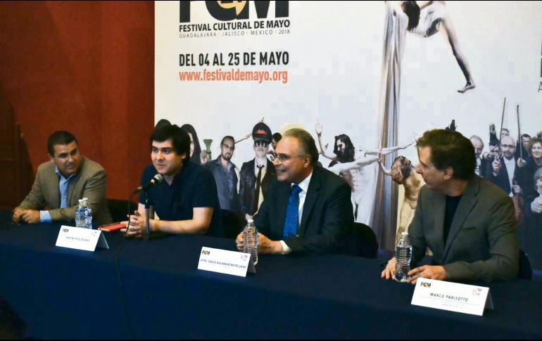Personajes. De izquierda a derecha: Arturo Gómez, Vadym Kholodenko, Sergio Matos y Marco Parisotto. ESPECIAL