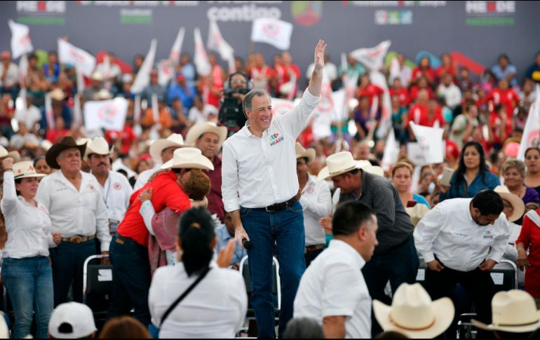 José Antonio Meade hace campaña en Gómez Palacio, Durango. EFE