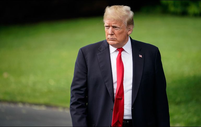 Trump dice que ha sido muy difícil tratar con México y Canadá y que no está complacido con sus pedidos en la negociación del TLCAN. AFP/ ESPECIAL