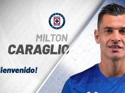 Caraglio llegó al Atlas en el torneo Apertura 2017. TWITTER/@Cruz_Azul_FC
