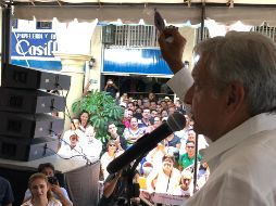 El abanderado de la coalición Morena-PES-PT comparó al panista Ricardo Anaya con el presidente de Estados Unidos, Donald Trump.