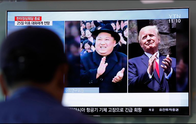 Tanto Estados Unidos como Corea del Norte amenazan con cancelar o retrasar la histórica cita prevista para el 12 de junio en Singapur. AP / L. Jin-man