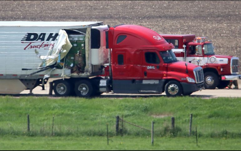 Dos de los detenidos requirieron asistencia médica y fueron trasladadas a un hospital. AP/J. Hart