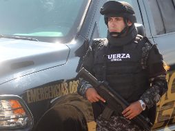 Personal de la Fuerza Única se encuentra en el lugar para salvaguardar la integridad de los ciudadanos. EL INFORMADOR / ARCHIVO