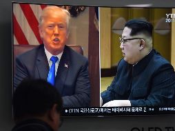 Trump anunció este jueves que se canceló la cumbre con el líder norcoreano, programada para el 12 de junio. AFP / J. Yeon-je