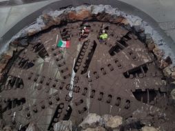 La tuneladora concluyó la obra subterránea de cuatro kilómetros que atraviesa el Centro tapatío. EL INFORMADOR / F. Atilano