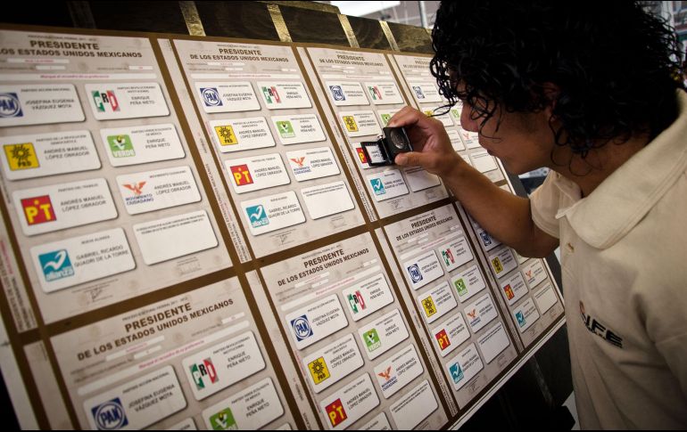 La boleta presidencial tenía un avance de producción de 60 millones 687 mil papeletas, el 64 por ciento.  NTX/ ARCHIVO