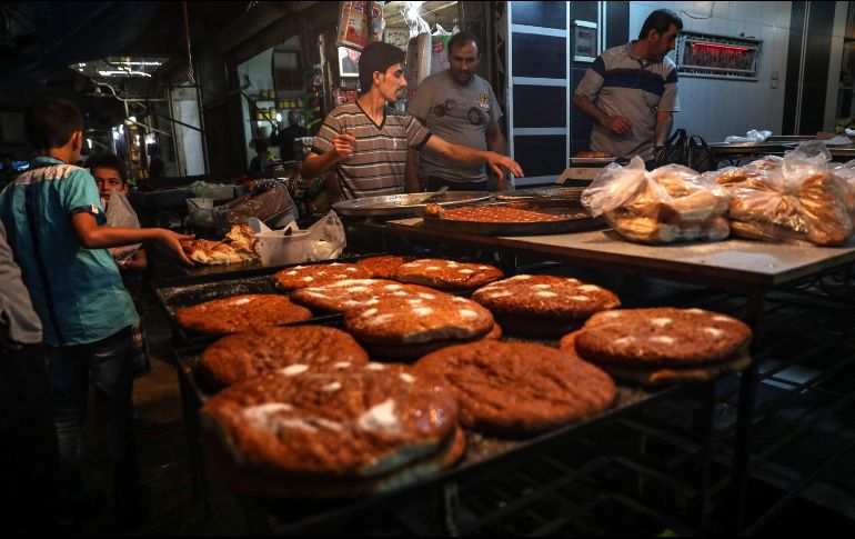 El suceso tuvo lugar después de la ruptura del ayuno del mes sagrado de Ramadán, en la ciudad de Tal Hadya. EFE/M. Badra