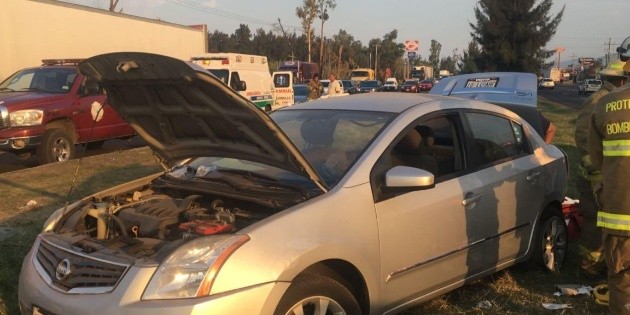 Dos heridos por accidente en carretera a Chapala