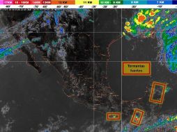 Quintana Roo, Yucatán, Campeche, Oaxaca y Chiapas serán afectados por fuertes lluvias. TWITTER / @conagua_clima