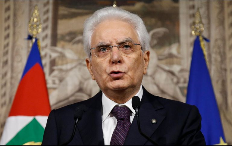 Mattarella anunció que prepara una propuesta de gobierno para las próximas horas y no se excluye que se convoquen nuevas elecciones. AP / ARCHIVO