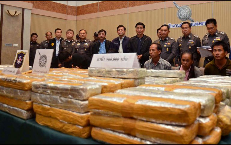Tres birmanos y dos malasios fueron arrestados durante el operativo. AFP