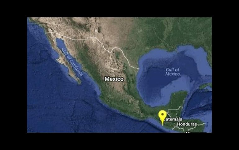 El fenómeno se registró a una profundidad de 103 kilómetros. TWITTER/@SSNMexico