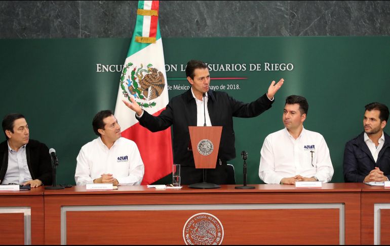 El Presidente afirmó que pese a que puede haber otros países con mayor desarrollo, México se está convirtiendo en una potencia agroalimentaria. SUN / L. Godínez