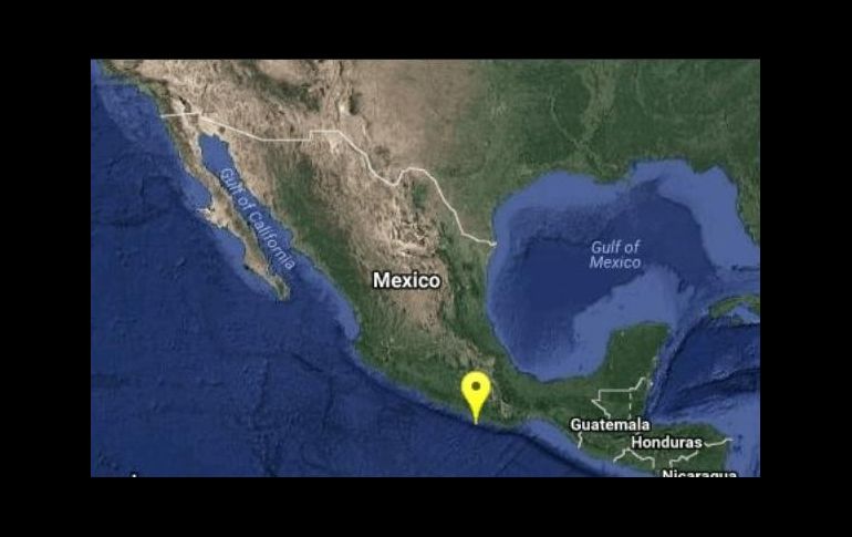El Sismológico informó que el sismo en Oaxaca ocurrió al suroeste de Pinotepa Nacional. TWITTER/@SSNMexico