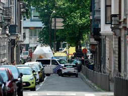 La balacera se produjo cerca de un café en el Boulevard d'Avroy. AFP/J. Thys