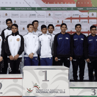 Jalisco sube al podio en esgrima en Olimpiada Nacional