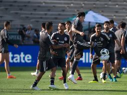 El combinado nacional llegó a la capital del país en las primeras horas de este martes y por la tarde trabajó en el Centro de Alto Rendimiento de la Federación Mexicana de Futbol. MEXSPORT/O. Aguilar