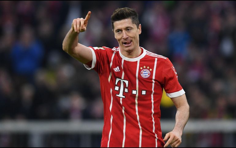 Lewandowski anotó 29 goles para el Bayern durante la temporada recién concluida. AFP/ARCHIVO