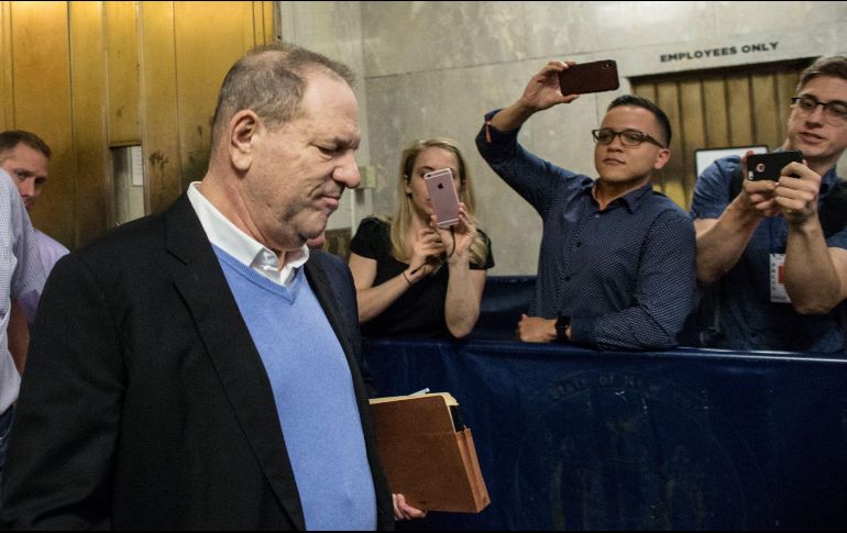 Weinstein fue acusado de violación y crimen sexual en Nueva York el viernes pasado, ocho meses después del estallido del escándalo en octubre de 2017. AFP / ARCHIVO