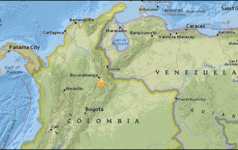 El temblor se sintió en municipios de los departamentos de Antioquía, Bolívar, Caldas, Boyacá, Santander y Tolima, así como en Bogotá. ESPECIAL