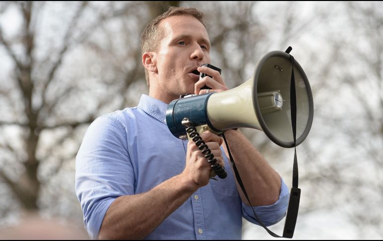 Greitens admitió que sostuvo en 2015 una aventura con quien era su peluquera, pero negó haberla amenazado. AFP/M. Thomas