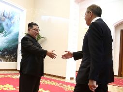 Kim Jong-un confió en que este encuentro sirva para estrechar más los lazos entre Moscú y Pyongyang. AP/V. Sharifulin