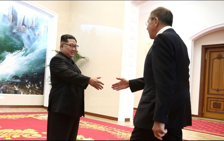 Kim Jong-un confió en que este encuentro sirva para estrechar más los lazos entre Moscú y Pyongyang. AP/V. Sharifulin