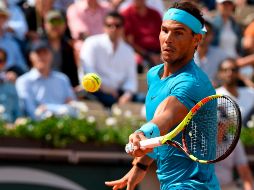 Tras dos horas y tres minutos de partido este jueves, Nadal eleva su racha de sets consecutivos ganados en la tierra batida de París a 32. AFP / E. Freferberg
