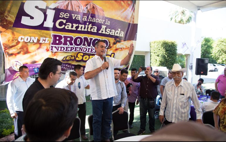 Aseguró que de perder, reconocerá su derrota y se regresará a Nuevo León a gobernar su estado. NTX/ ESPECIAL