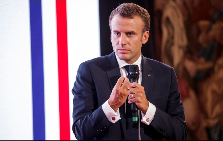 El presidente francés, que tiene un vínculo fluido con Trump, también le pidió que participara en las negociaciones con la UE, China y Japón. EFE/ P. Tesson