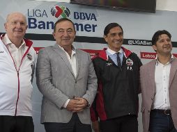 Palencia (tercero de izquierda a derecha) afirma que la unidad y la responsabilidad serán las bases de su gestión.  MEXSPORT/O. Martínez