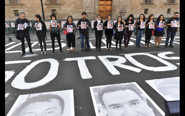 Mostraron imágenes de los periodistas asesinados en el país  y denunciaron que viven 