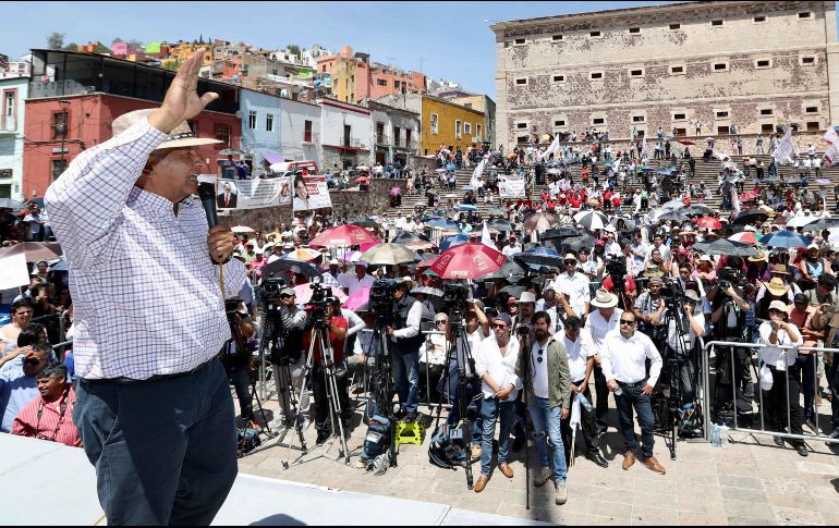 El tabasqueño había solicitado a la ONU, que en caso de ganar, acudan sus expertos a revisar proyectos y contratos. SUN / V. Rosas