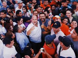  Alfaro afirmó que, de ganar la elección, gobernará “con los pies en el suelo”. FACEBOOK/EnriqueAlfaroR