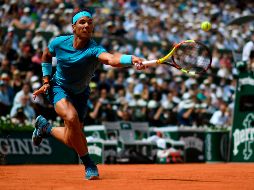 En busca de su undécima Copa de los Mosqueteros, Nadal descorchó su triunfo más demoledor de su actual torneo. AFP / C. Simon