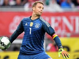 Aunque no mantuvo su portería en cero, Neuer tuvo un par de buenas intervenciones a favor de Alemania. EFE/S. Steinbach