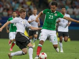 Alanis enfrentó a Alemania el año pasado en la Confederaciones; no podrá medirse a la Mannschaft en el Mundial. MEXSPORT/ARCHIVO