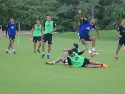 Atlas entrena en Playa del Carmen en Quintana Roo, como parte de la etapa fuerte de la pretemporada. Cortesía / Atlas