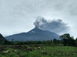 El Volcán de Fuego está a 150 kilómetros de Chiapas en su parte más cercana. NTX