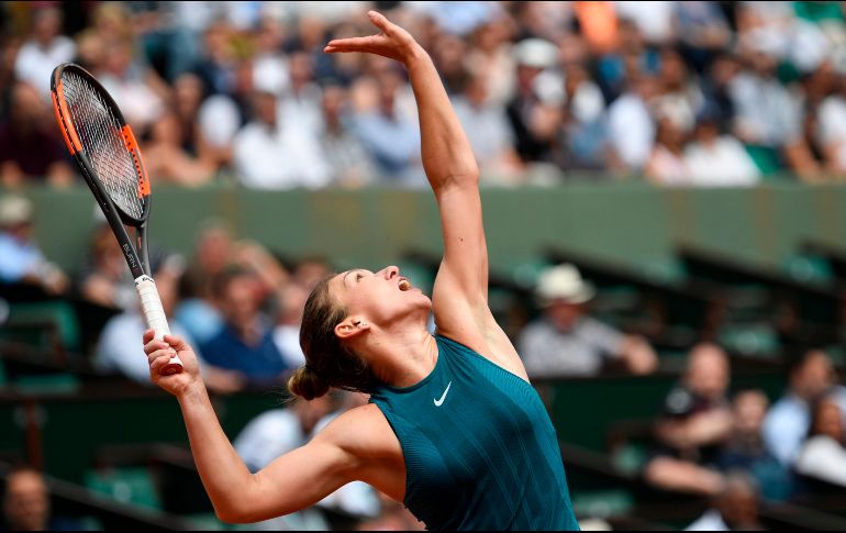 Simona Halep se medirá ante Angelique Kerber o Caroline Garcia en la siguiente ronda. AFP/E. Feferberg