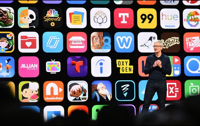 Apple anuncia la nueva versión en la conferencia anual de desarrolladores de la empresa que tiene lugar en el Centro de Convenciones en California. AFP / J. Edelson