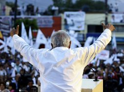La seguridad y los puntos de revisión que se montaron son los primeros registrados en la campaña del López Obrador. NTX / ARCHIVO