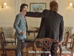 Drama. Escena final del pasado capítulo de “Luis Miguel: la serie”. ESPECIAL