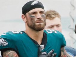 Voz. Chris Long ha sido uno de los jugadores de los Eagles que más se ha pronunciado contra la represión en EU. AFP